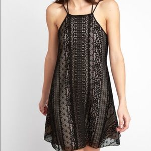 Halter neck swing dress